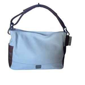 IMedici Firenze white brown leather bag